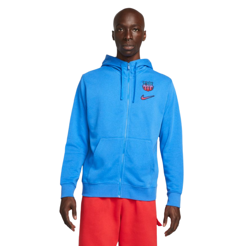 Nike FC Barcelona Men's French Terry Full-Zip Hoodie