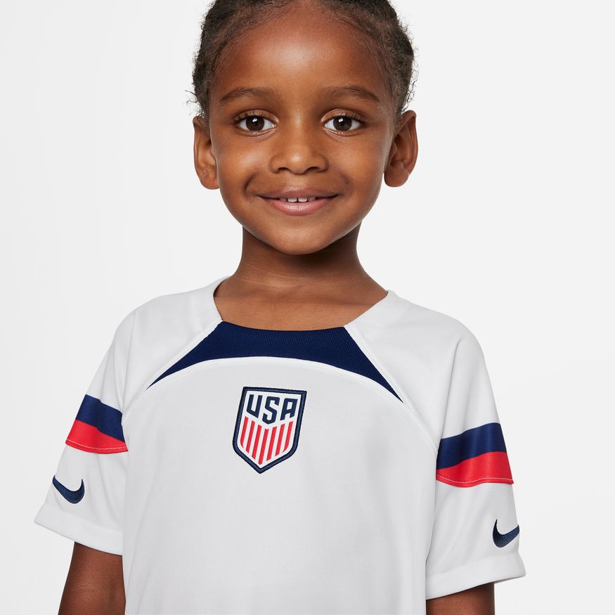 Nike Little Kid's U.S. Home Soccer Kit 2022/23