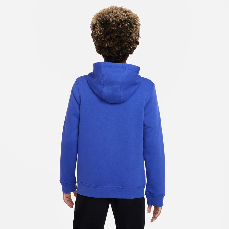 Nike Brazil Club Fleece Big Kids' Full-Zip Hoodie