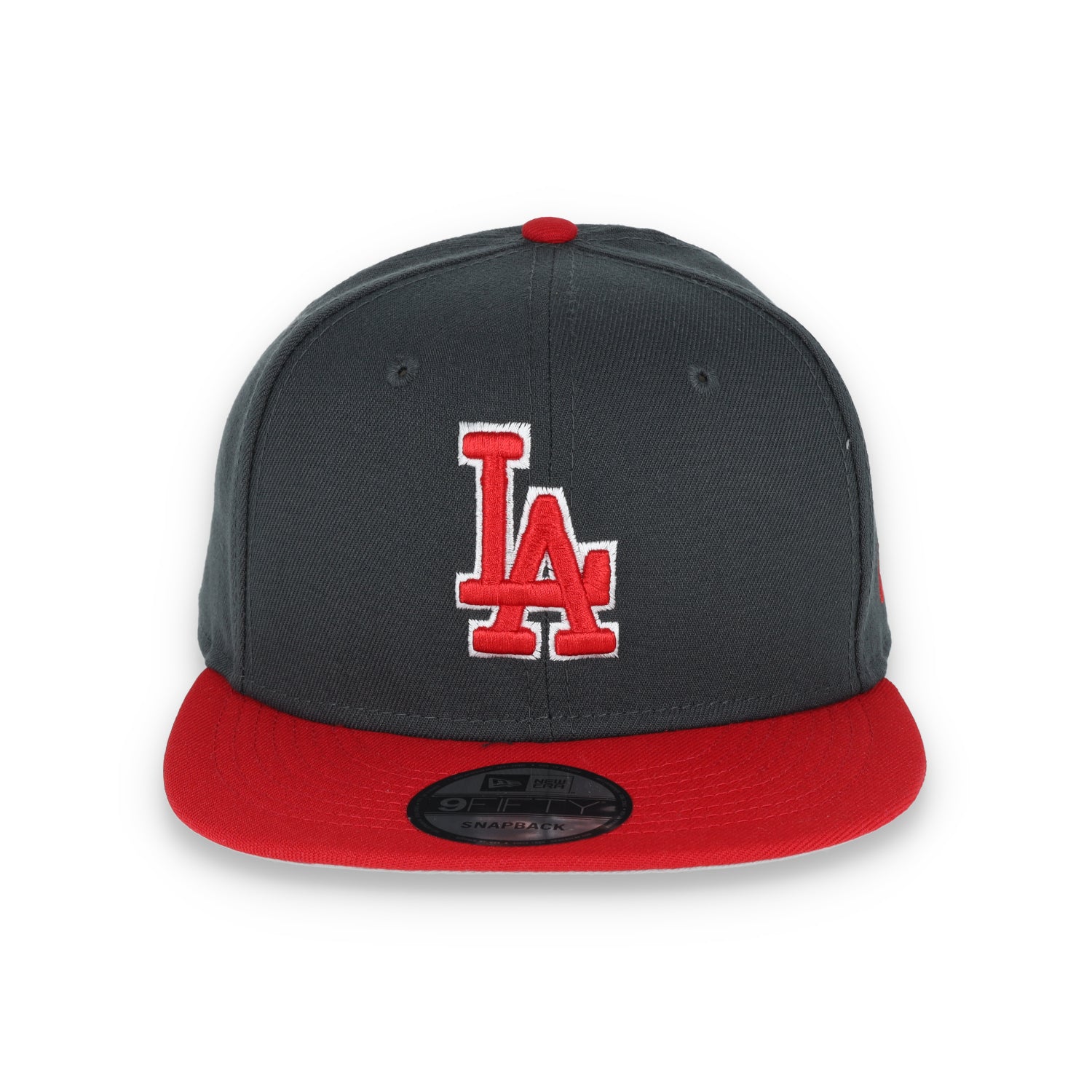 New Era Los Angeles Dodgers 2-Tone Color Pack 9FIFTY Snapback Hat- Grey/Scarlet