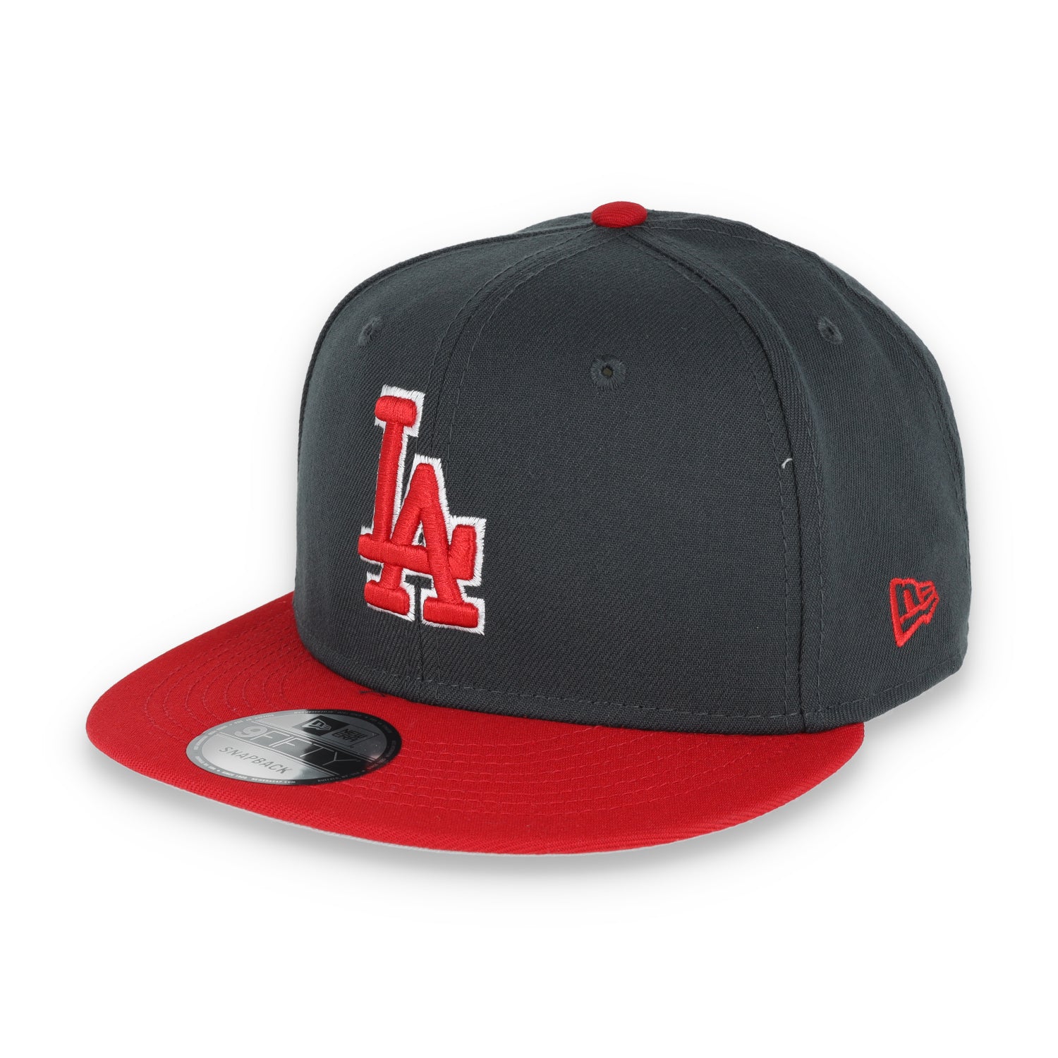 New Era Los Angeles Dodgers 2-Tone Color Pack 9FIFTY Snapback Hat- Grey/Scarlet