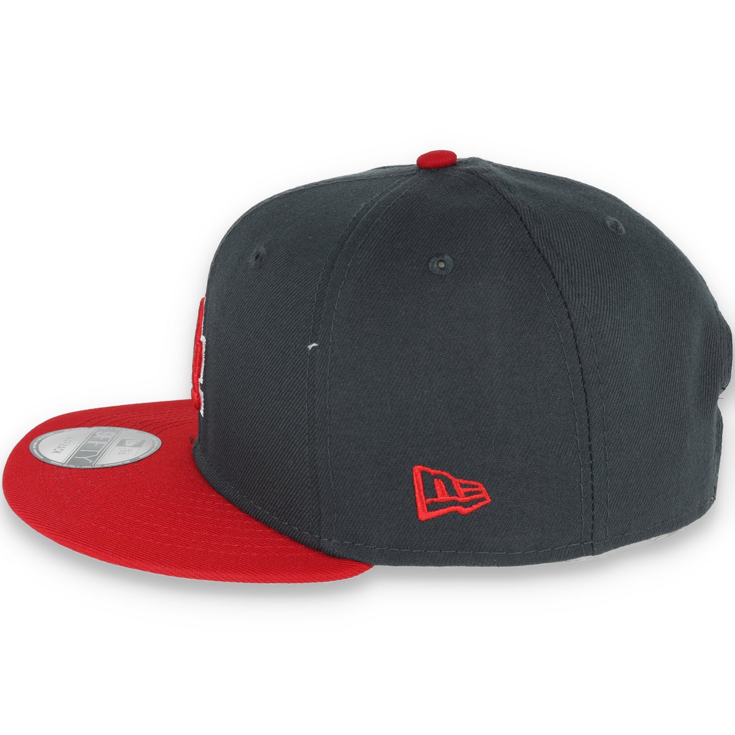 New Era Los Angeles Dodgers 2-Tone Color Pack 9FIFTY Snapback Hat- Grey/Scarlet