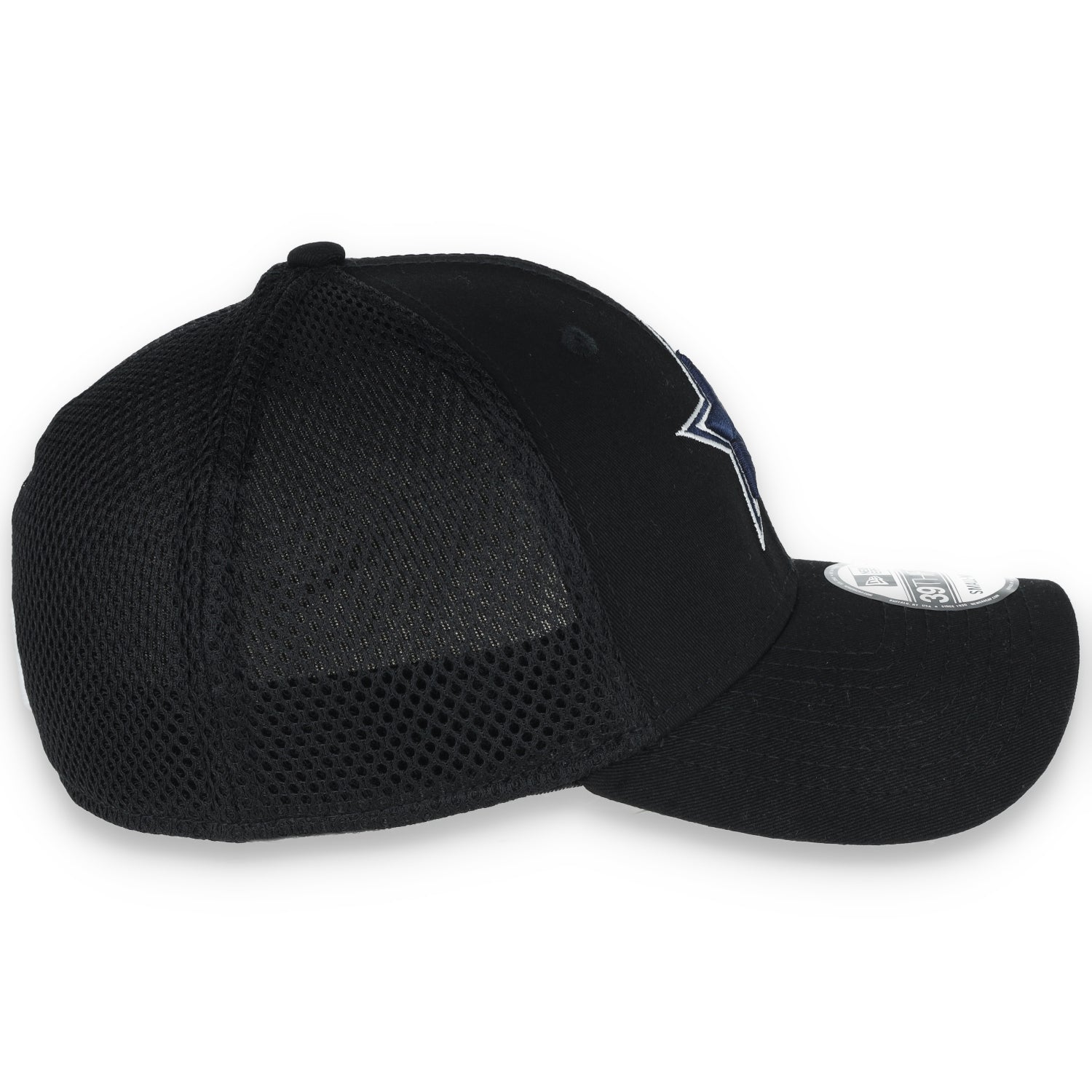 Dallas Cowboys New Era Mens Neo 39Thirty Hat-BLACK