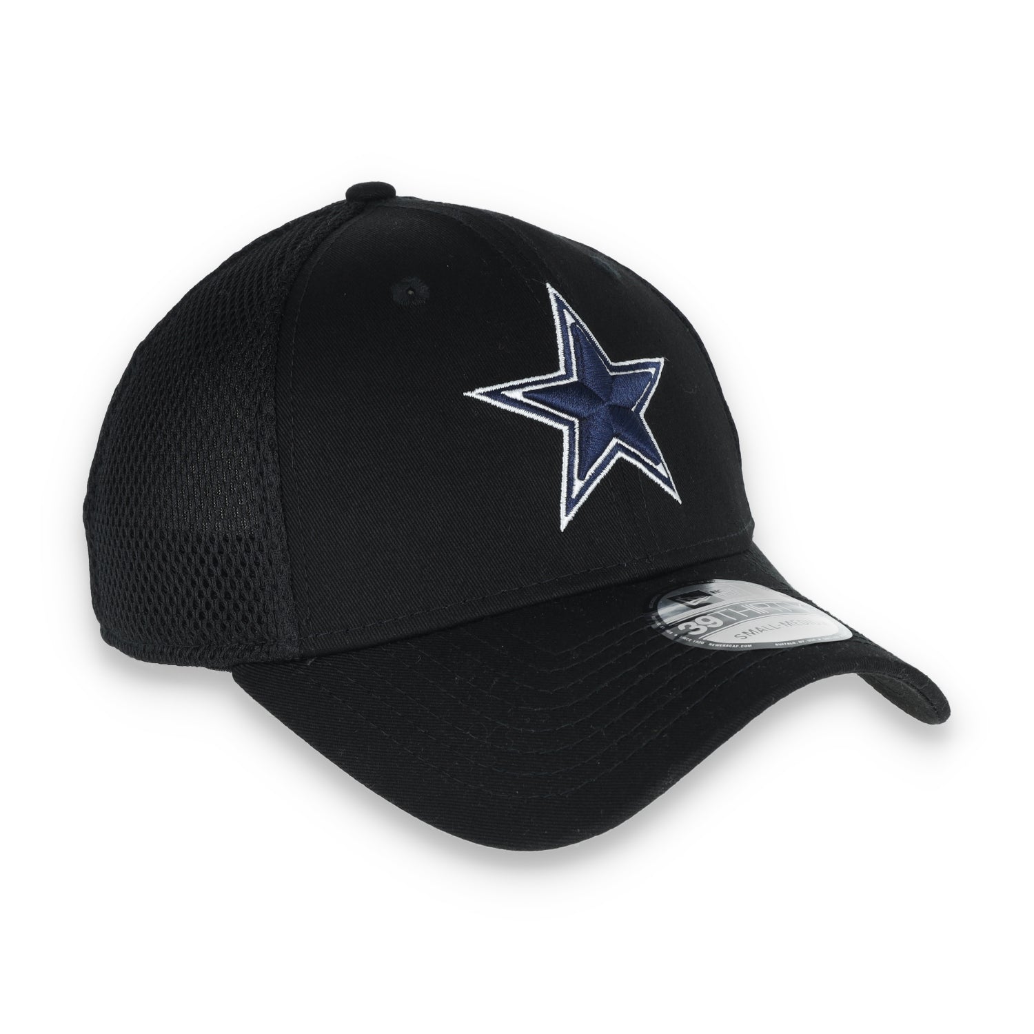 Dallas Cowboys New Era Mens Neo 39Thirty Hat-BLACK