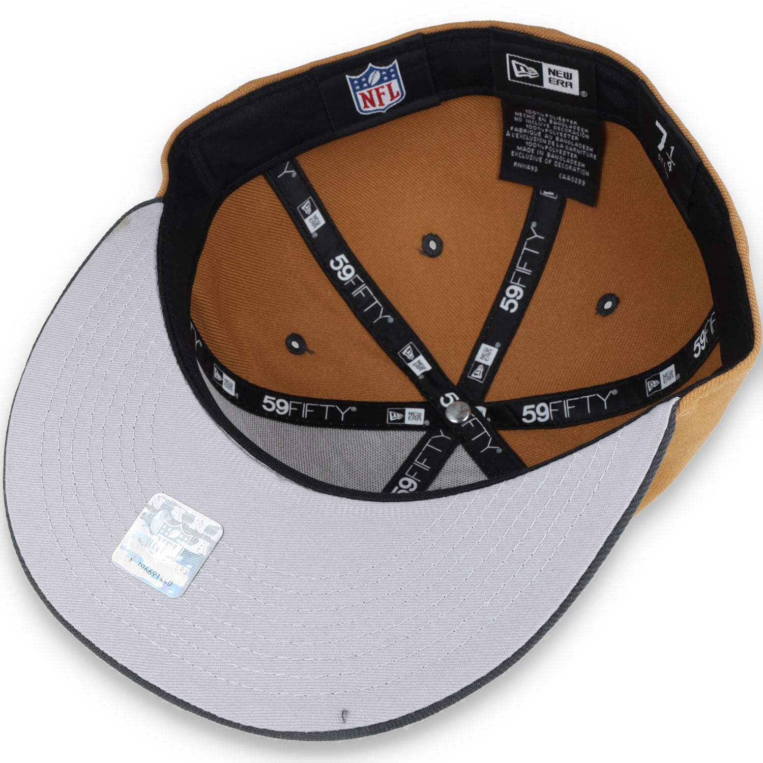 NEW ERA LAS VEGAS RAIDERS 59FIFTY COLOR PACK-TAN/GREY
