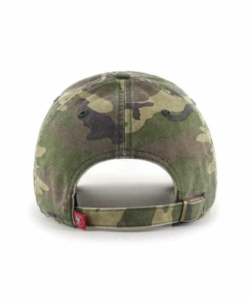 '47 BRAND SAN FRANCISCO 49ERS CAMO '47 CLEAN UP ADJUSTABLE HAT