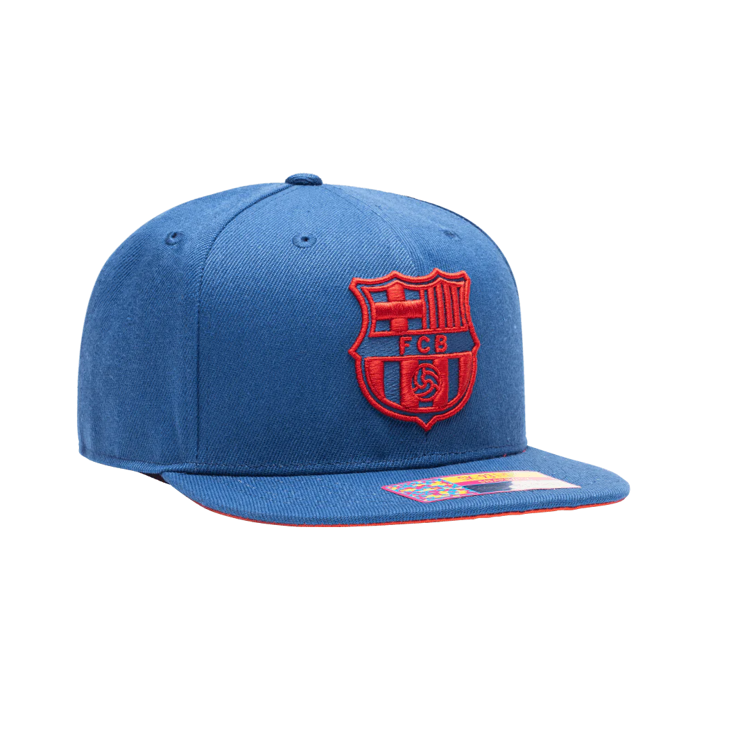 Fan Ink FC Barcelona Crayon Snapback Hat