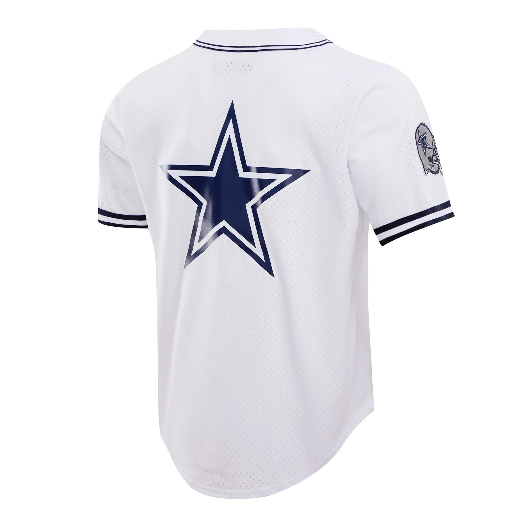 PRO STANDARD DALLAS COWBOYS LOGO MESH BUTTON UP SHIRT
