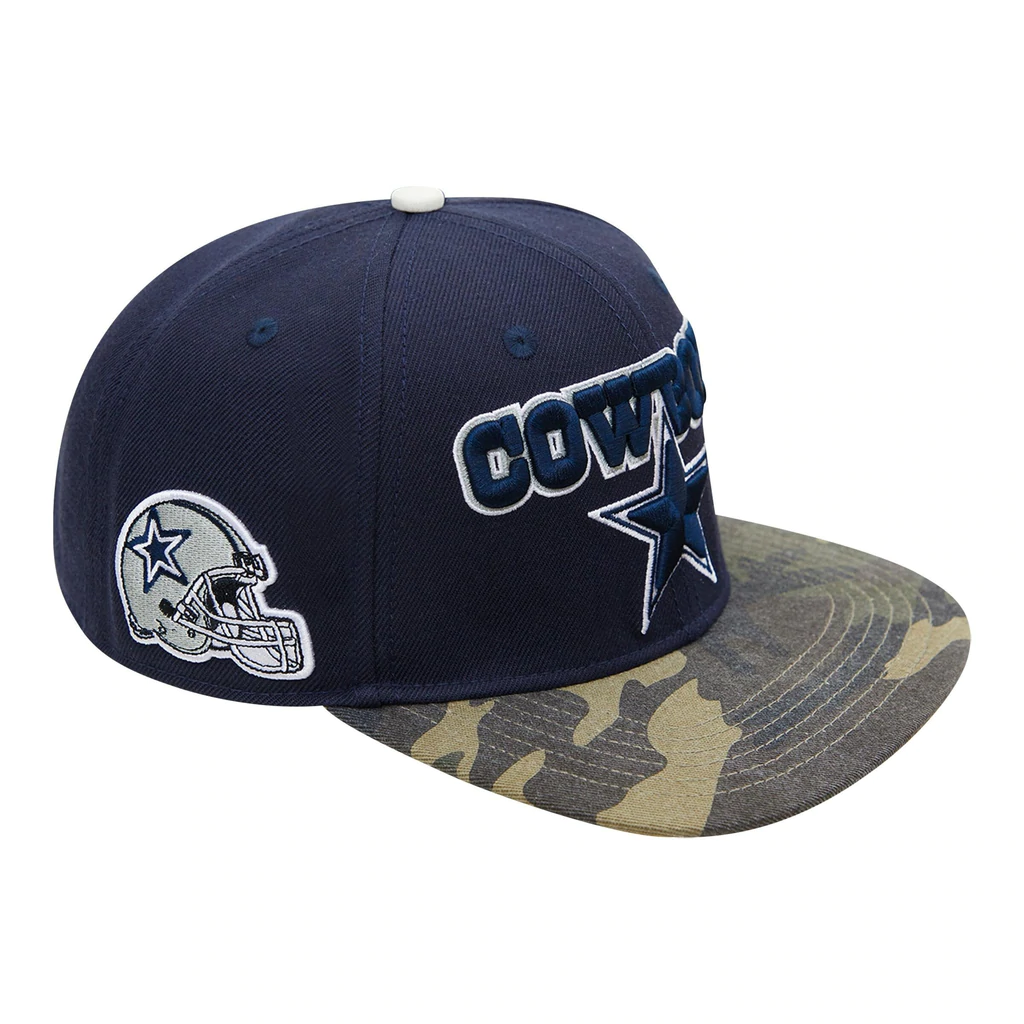 PRO STANDARD DALLAS COWBOYS LOGO SNAPBACK HAT- CAMO