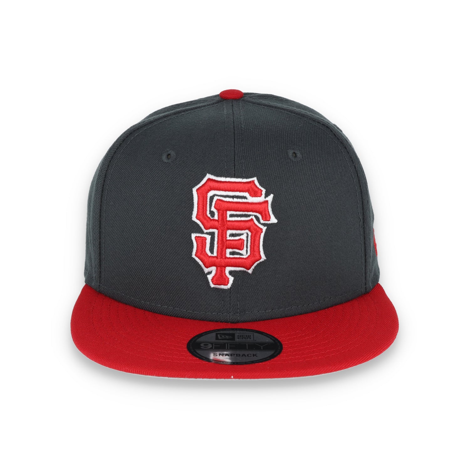 New Era San Francisco Giants 2-Tone Color Pack 9FIFTY Snapback Hat-Grey/Scarlet