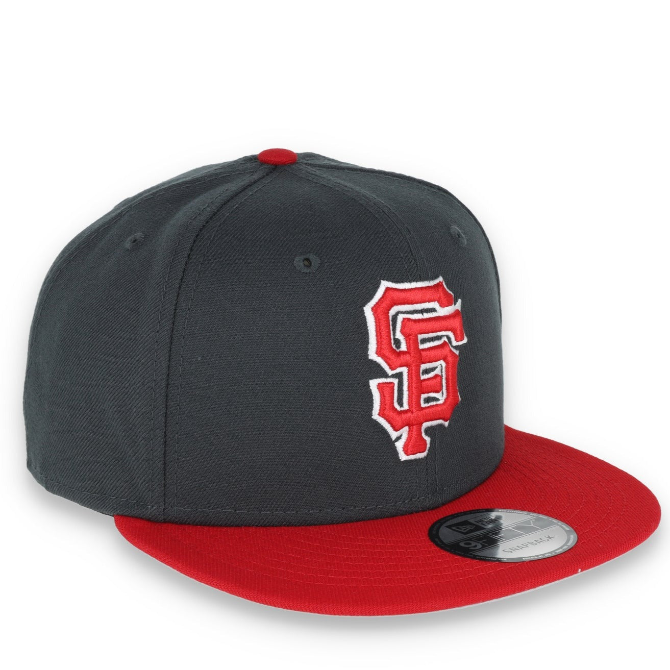 New Era San Francisco Giants 2-Tone Color Pack 9FIFTY Snapback Hat-Grey/Scarlet