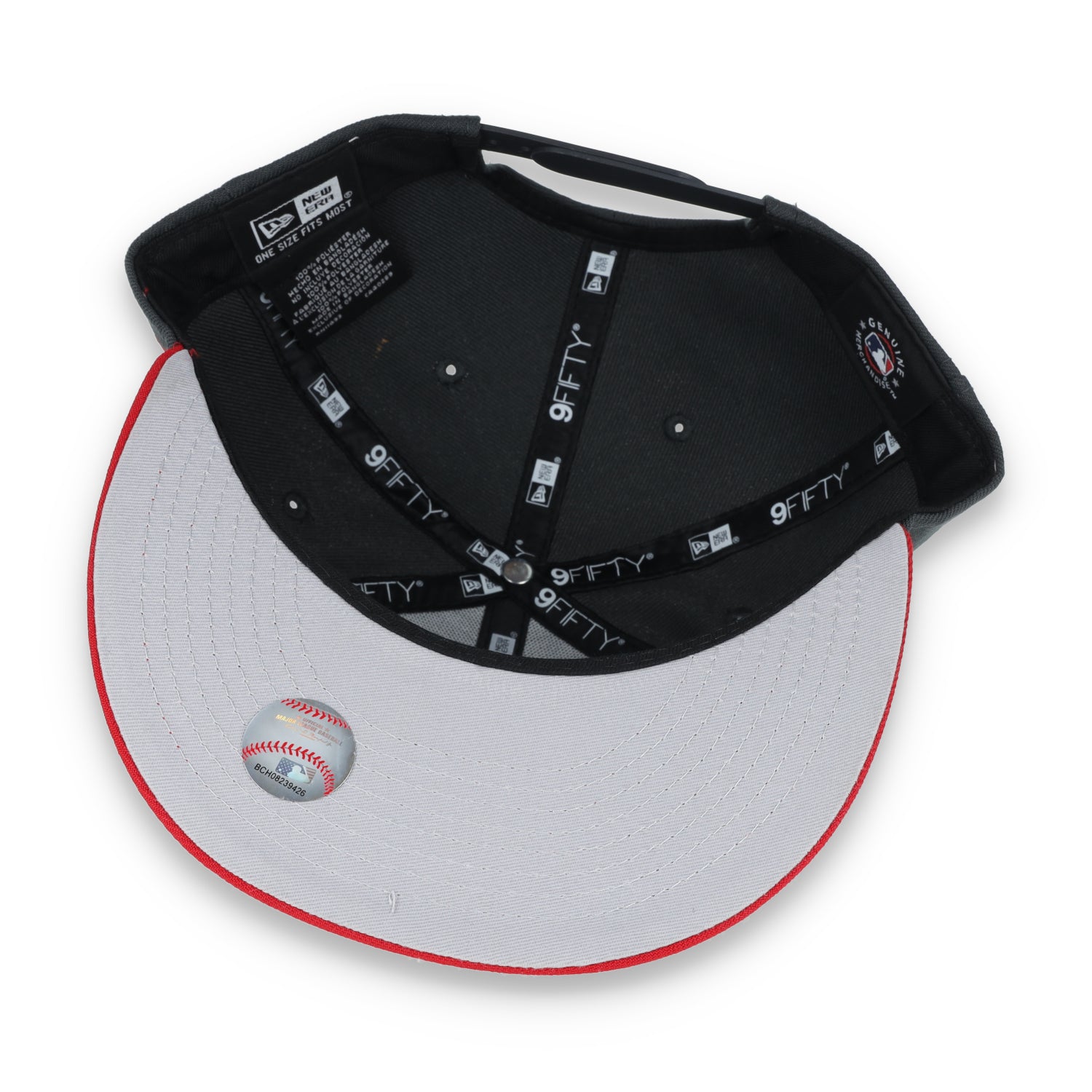 New Era San Francisco Giants 2-Tone Color Pack 9FIFTY Snapback Hat-Grey/Scarlet