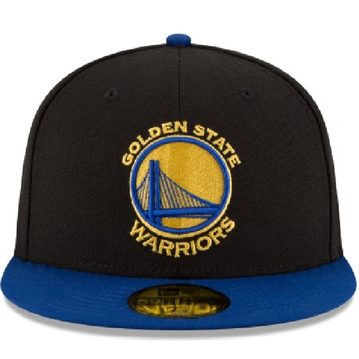 GOLDEN STATE WARRIORS NEW ERA 2TONE OTC FITTED HAT-BLACK/BLUE