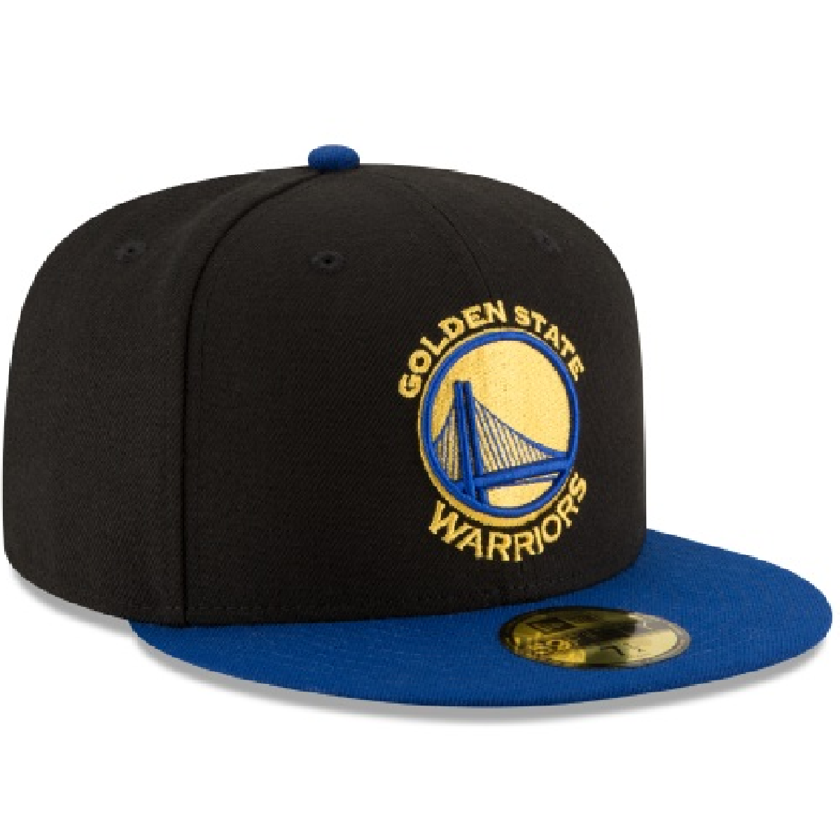 GOLDEN STATE WARRIORS NEW ERA 2TONE OTC FITTED HAT-BLACK/BLUE