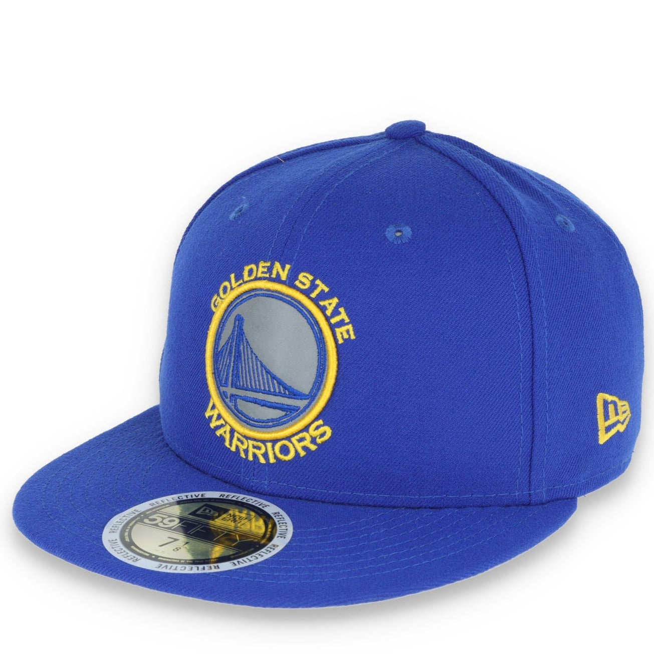 GOLDEN STATE WARRIORS REFLECTIVE BASIC 59FIFTY HAT-ROYAL BLUE