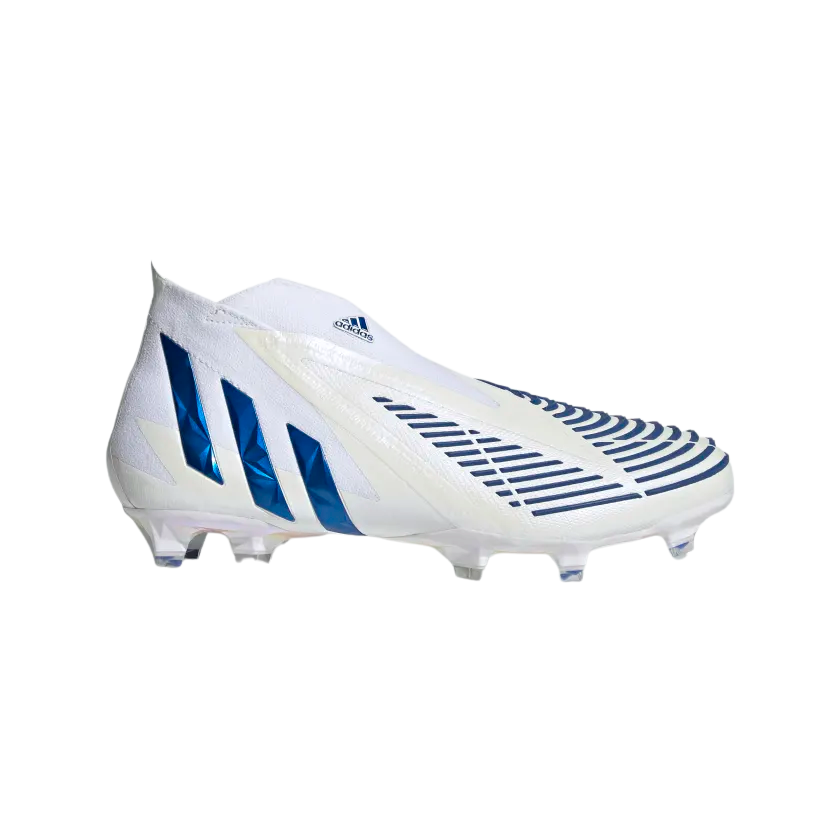 Adidas Predator Edge+ FG -Cloud White/Hi-Res Blue