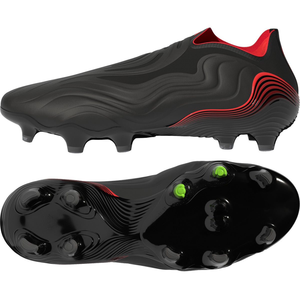 ADIDAS COPA SENSE+ FG-CORE BLACK/SOLAR RED/TEAM SOLAR GREEN