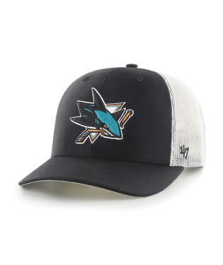 '47 BRAND SAN JOSE SHARKS BLACK 47 TRUCKER