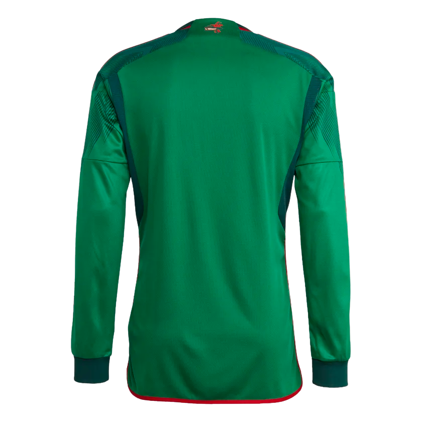 ADIDAS MEXICO LONG SLEEVE HOME STADIUM JERSEY 2022