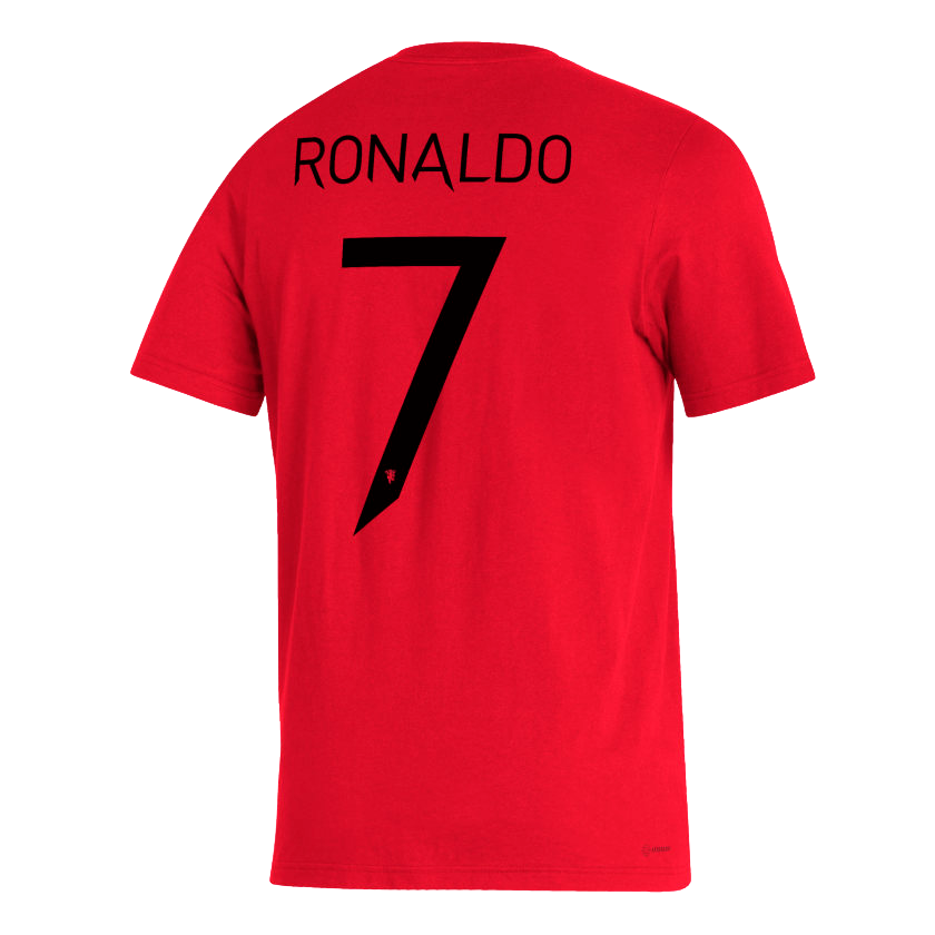 ADIDAS MANCHESTER UNITED RONALDO #7 PLAYER TEE