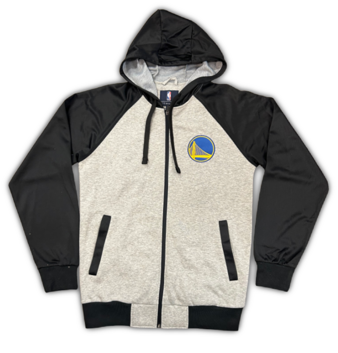 G-III Golden State Warriors Lightweight Jacket-Grey/Black