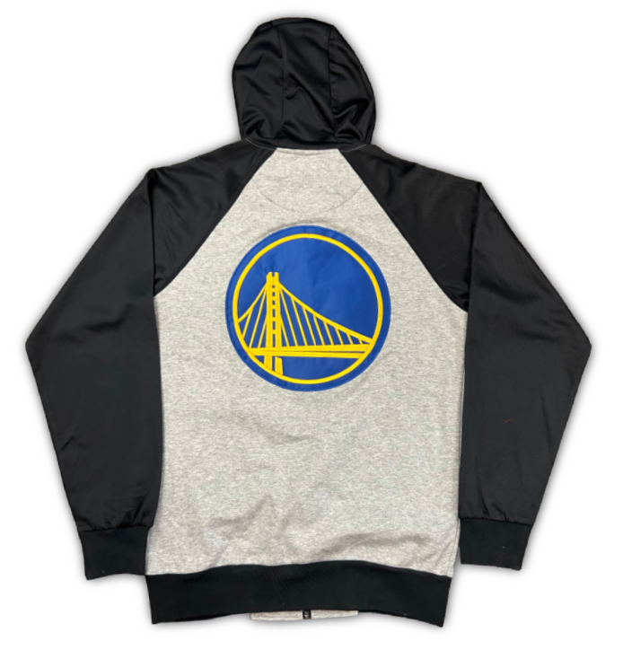 G-III Golden State Warriors Lightweight Jacket-Grey/Black