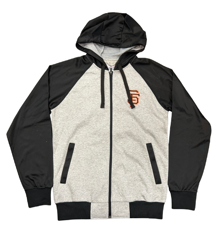 G-III San Francisco Giants Lightweight Jacket-Grey/Orange