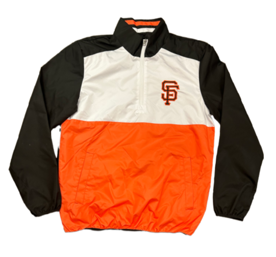 G-III San Francisco Giants Sports by Carl Banks Half-Zip Hoodie