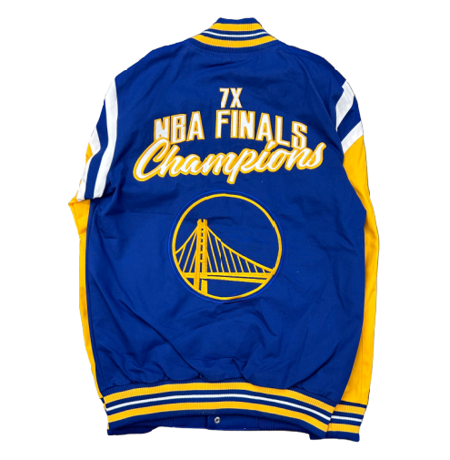 GIII Sports Golden State Warriors Game Score Commemorative Jacket