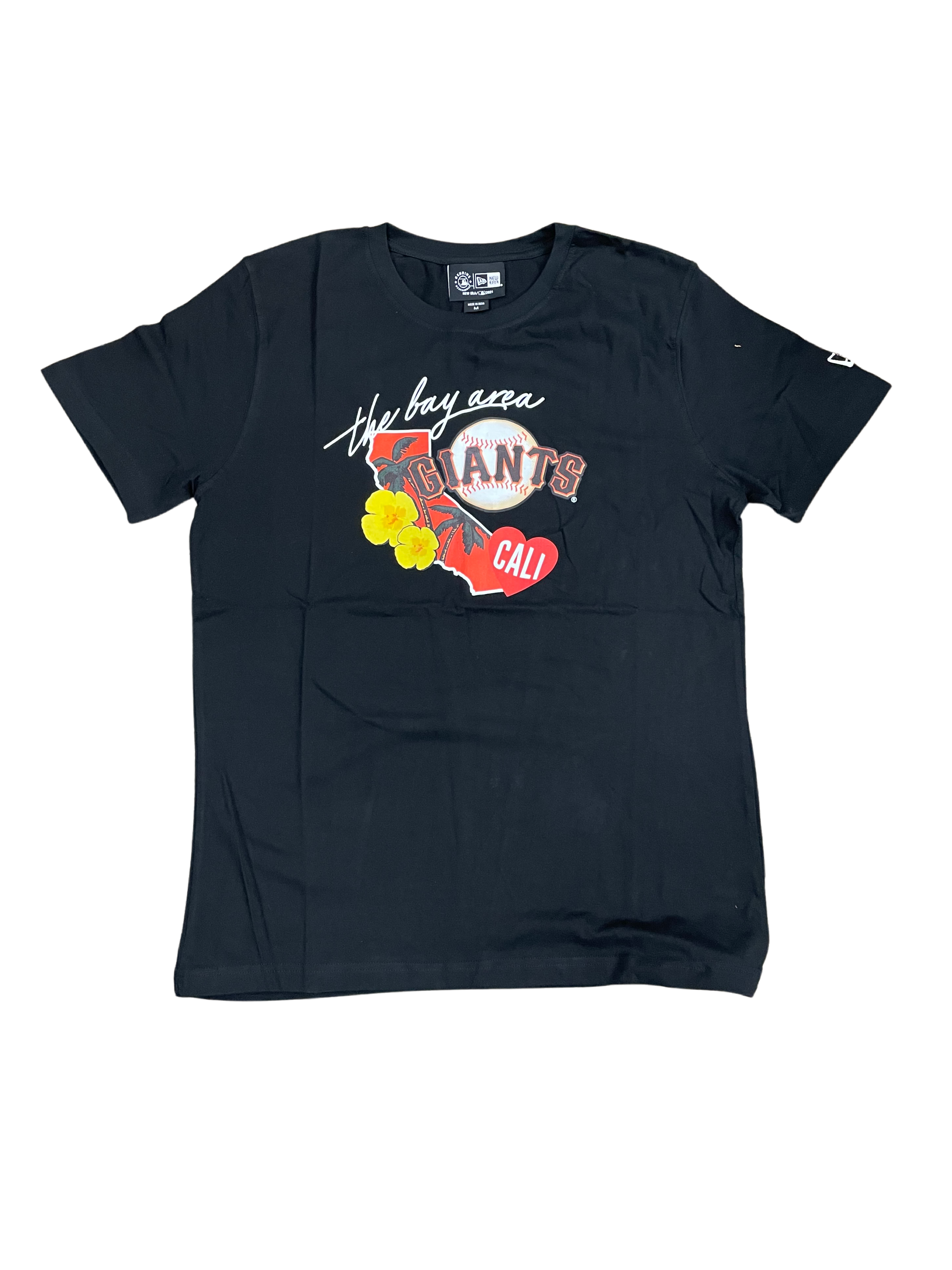 New Era San Francisco Giants City Cluster T-Shirt - Black