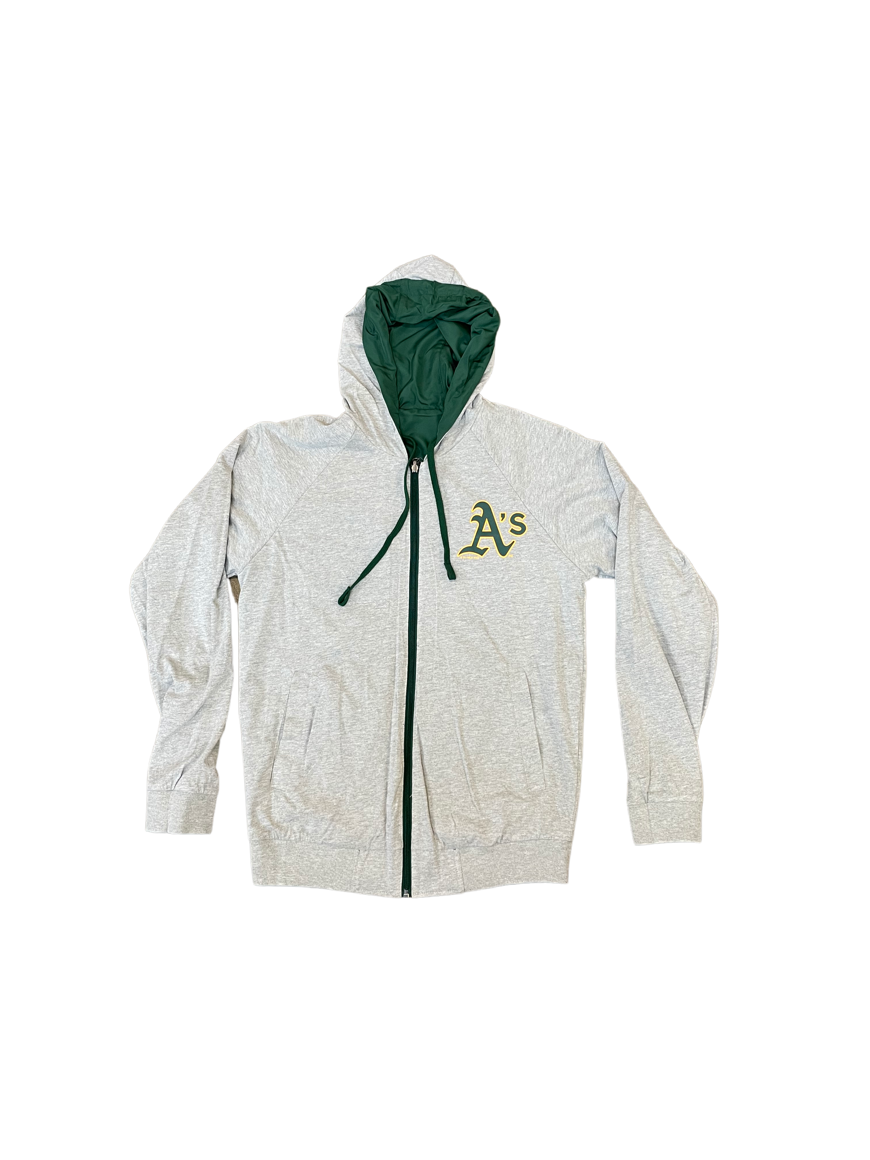 GIII Oakland Athletics Wild Pitch Full Zip Reversible Jacket