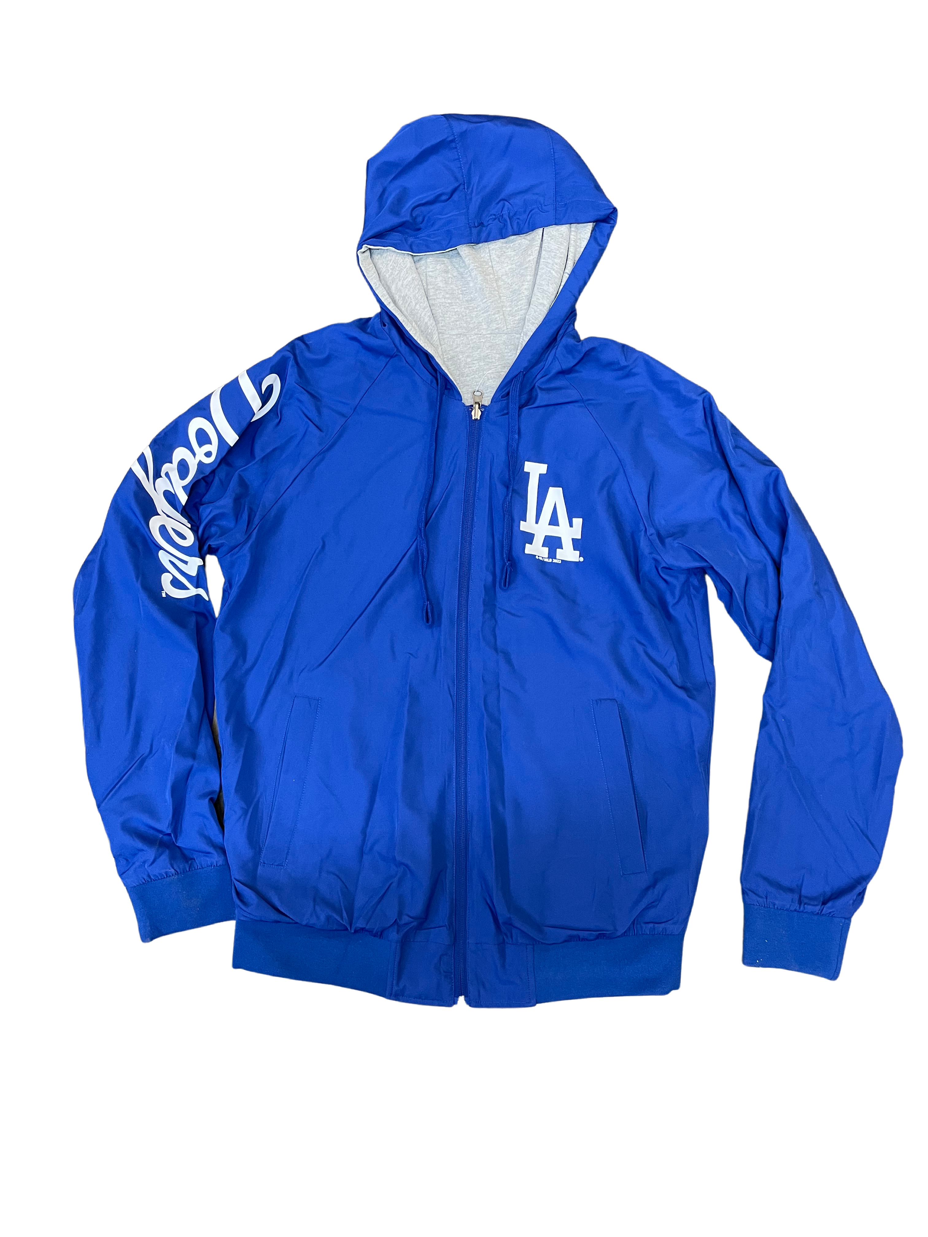 GIII Los Angeles Dodgers Wild Pitch Full Zip Reversible Jacket