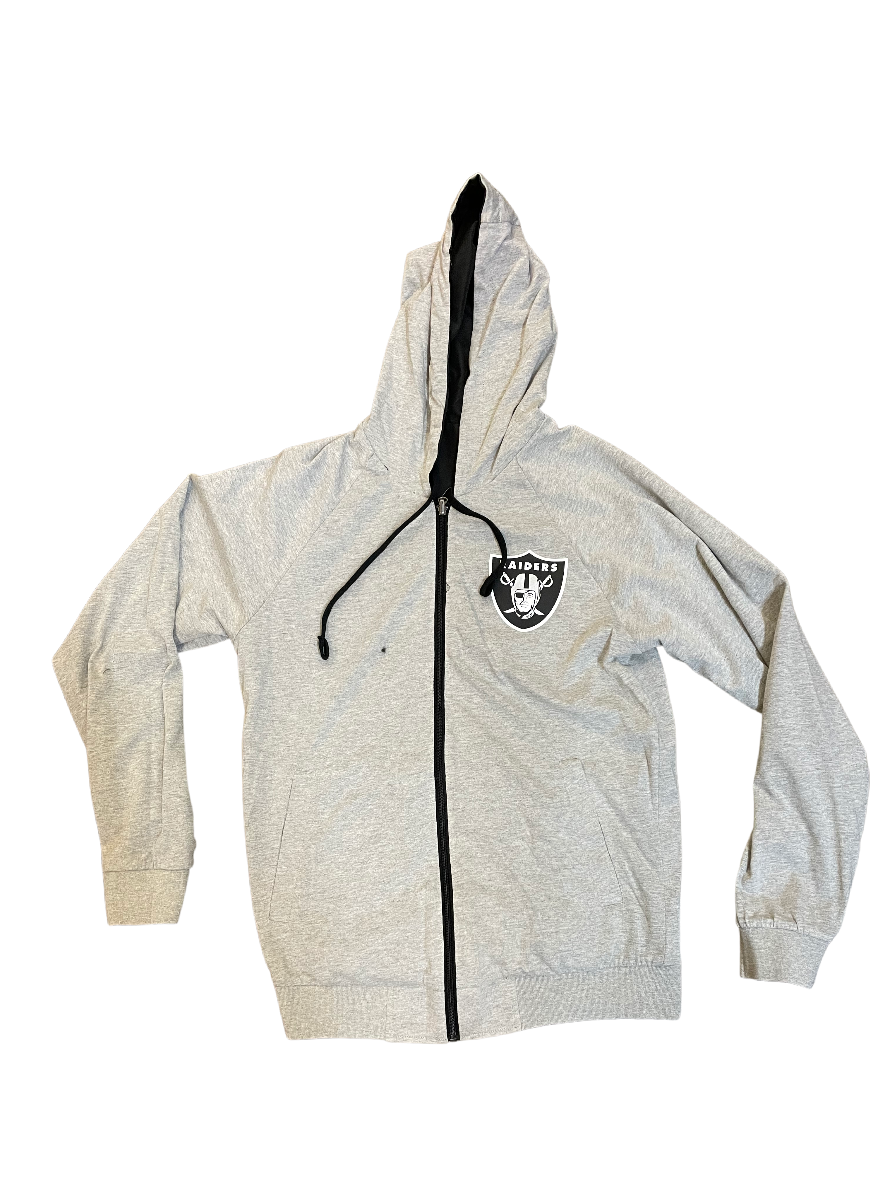 GIII Las Vegas Raiders Wild Pitch Full Zip Reversible Jacket