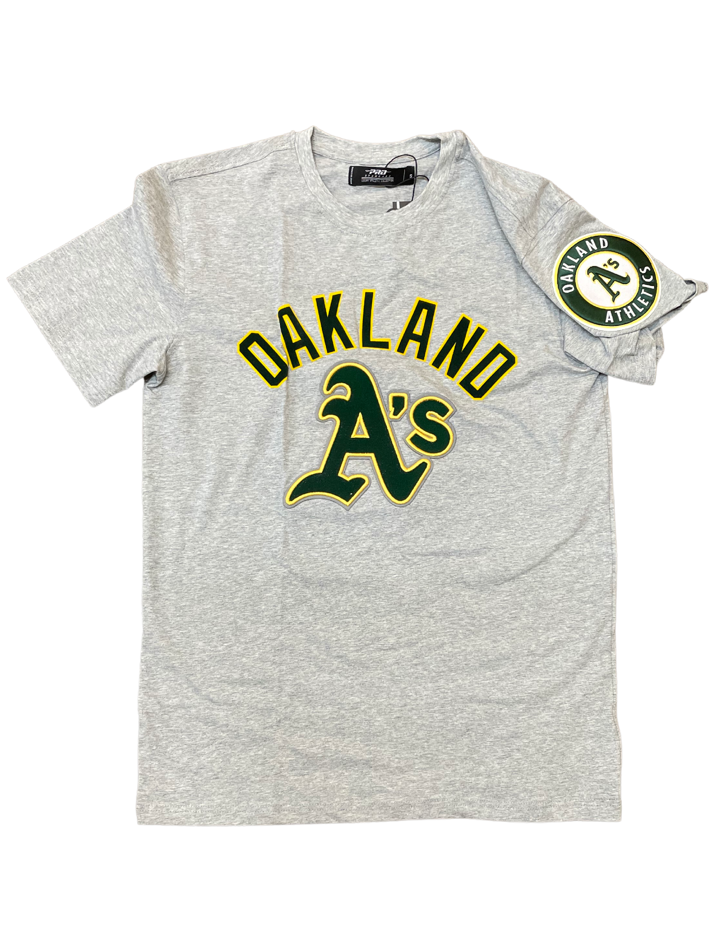 PRO STANDARD OAKLAND ATHLETICS STACKED LOGO PRO TEAM SHIRT