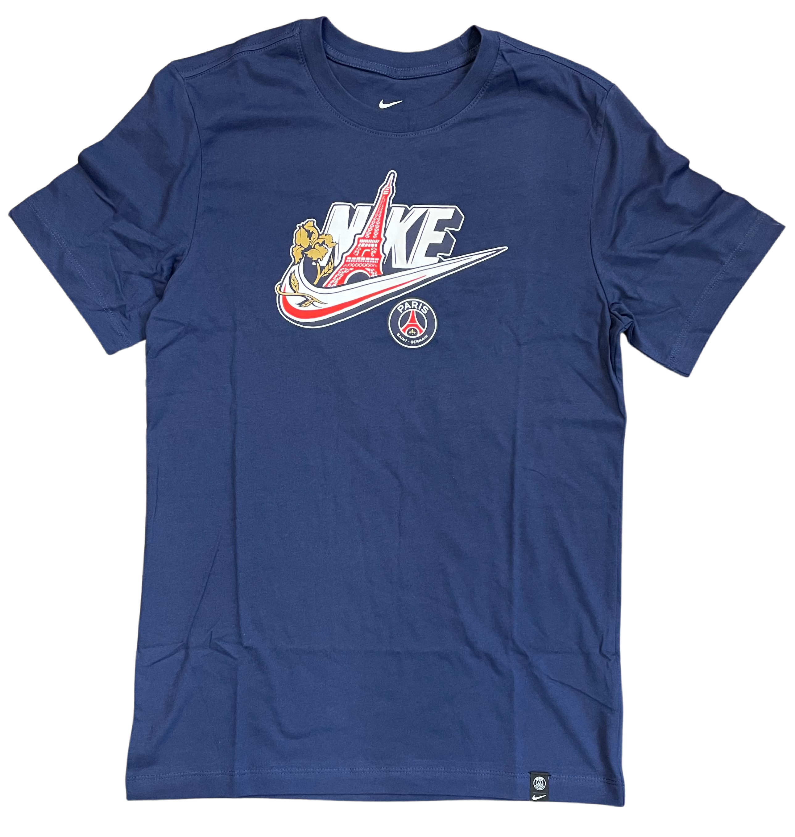 Nike Men's Paris Saint-Germain Futura T-Shirt-Navy