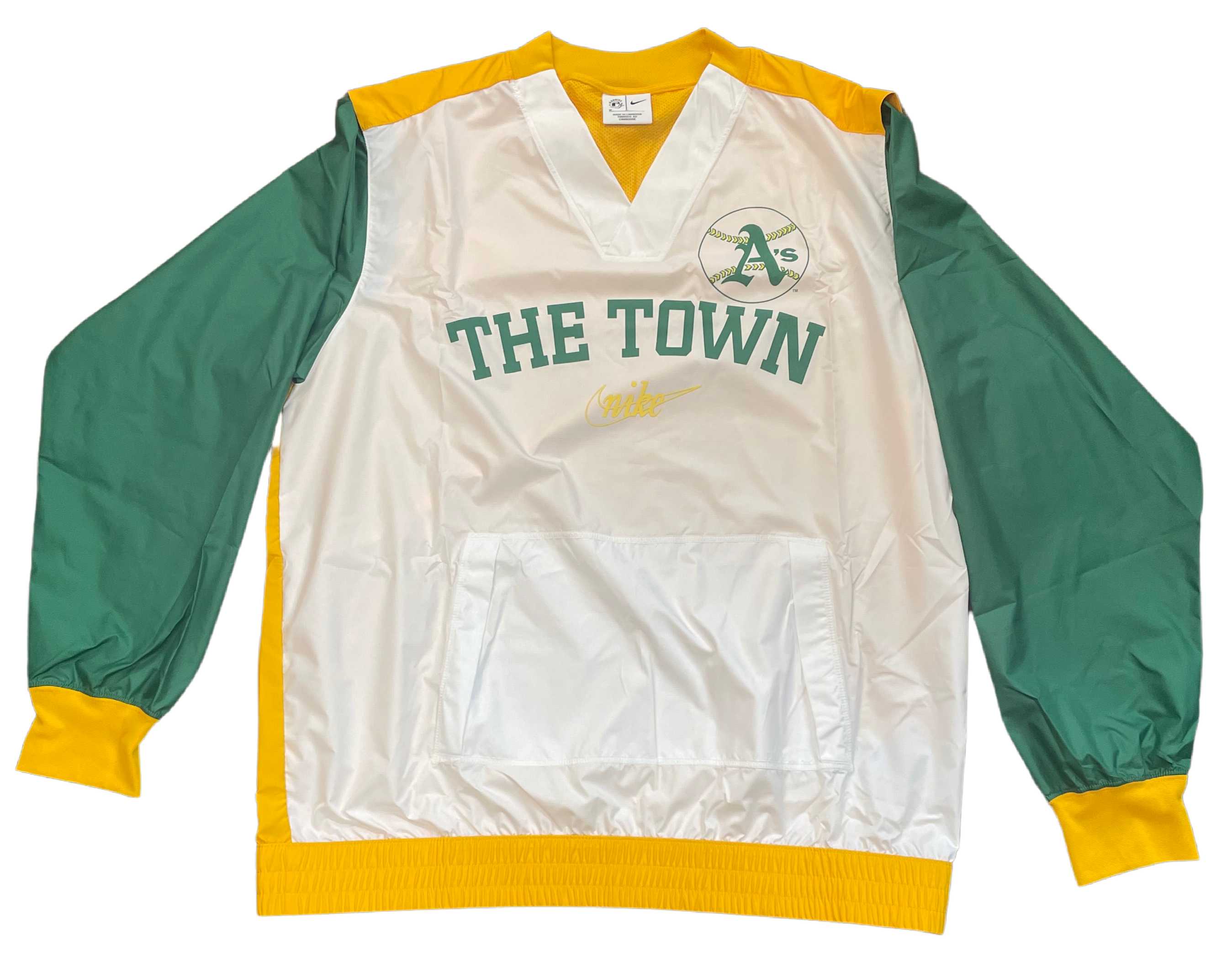 Men's Nike Oakland Athletics Rewind Warm Up Jacket