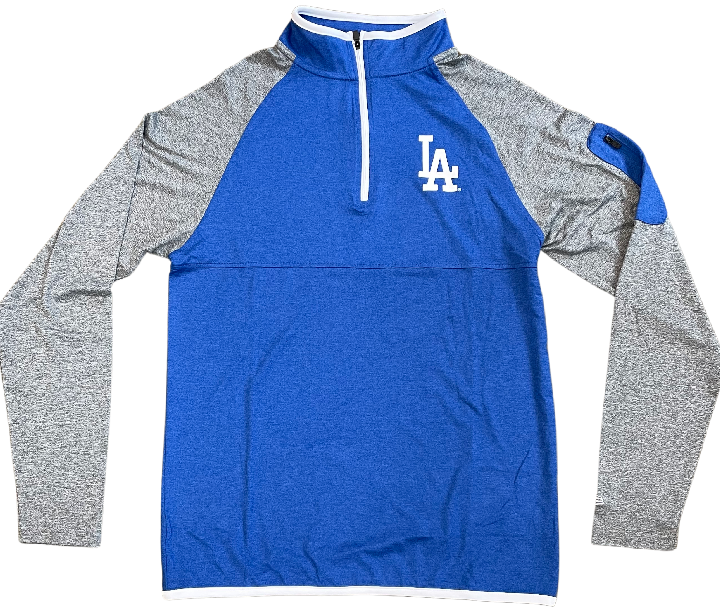 New Era Men's Los Angeles Dodgers Quarter-Zip Training Hoodie