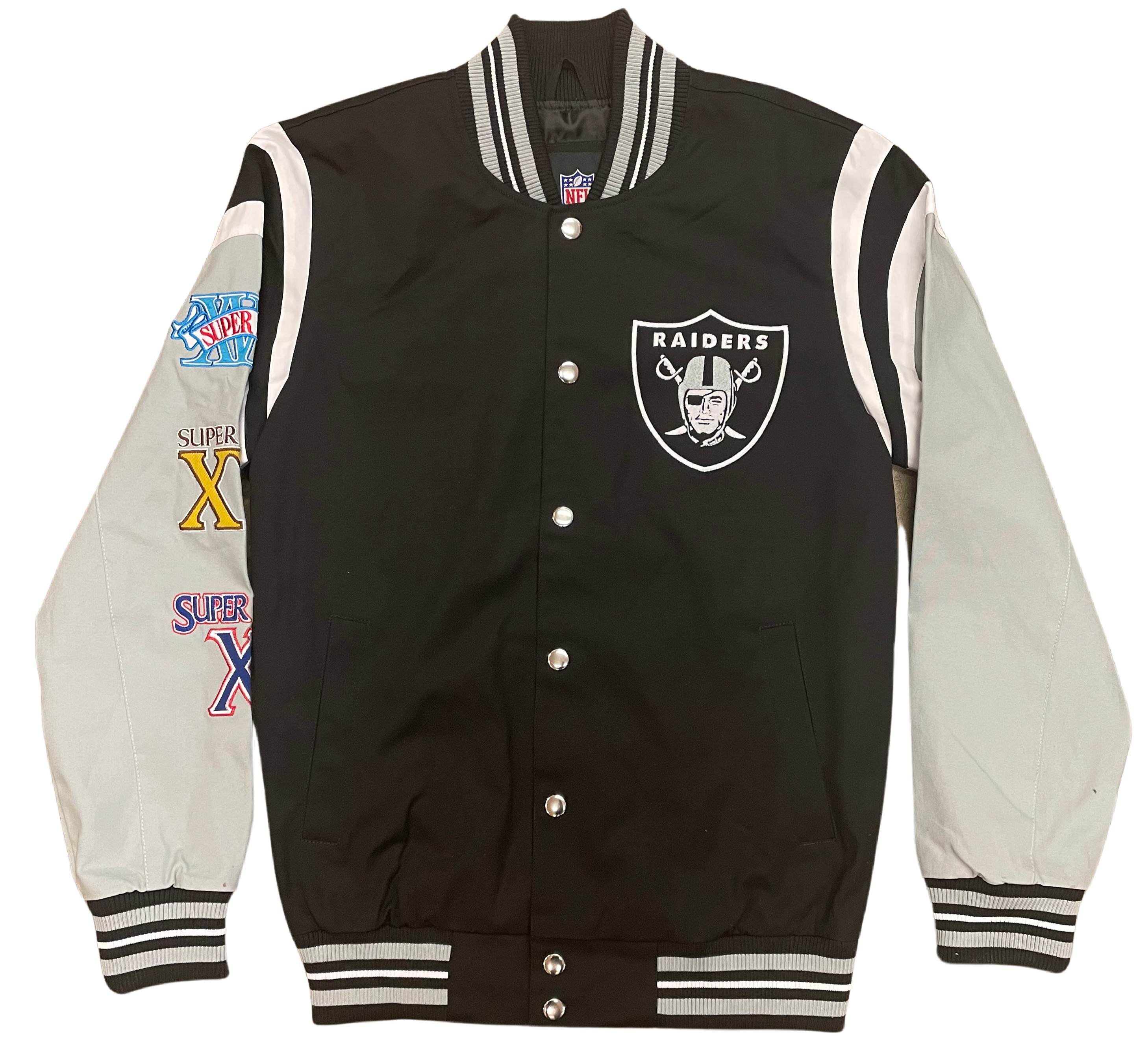 GIII Sports Las Vegas Raiders Game Score Commemorative Jacket