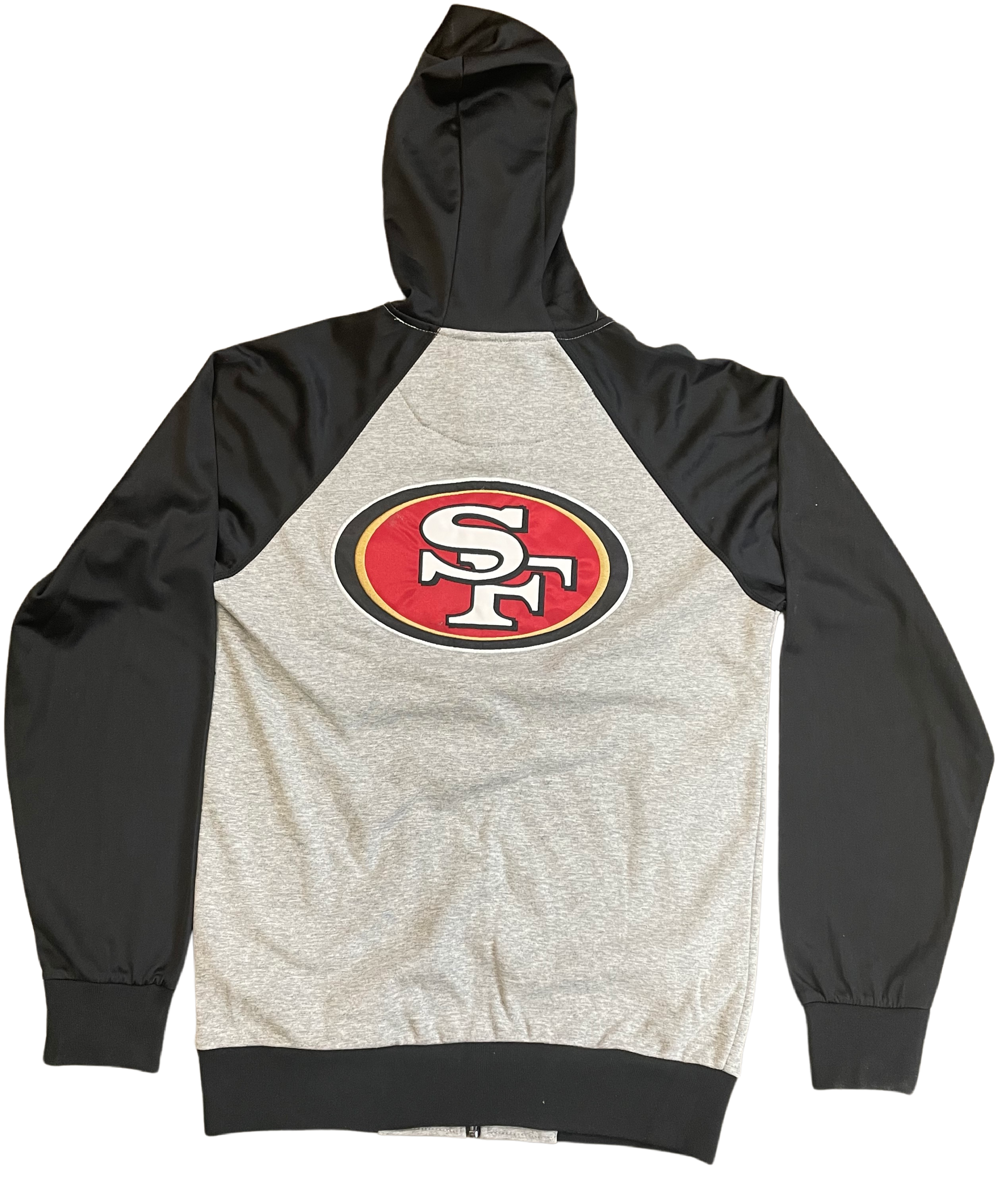 G-III San Francisco 49ers Lightweight Jacket-Grey/Black