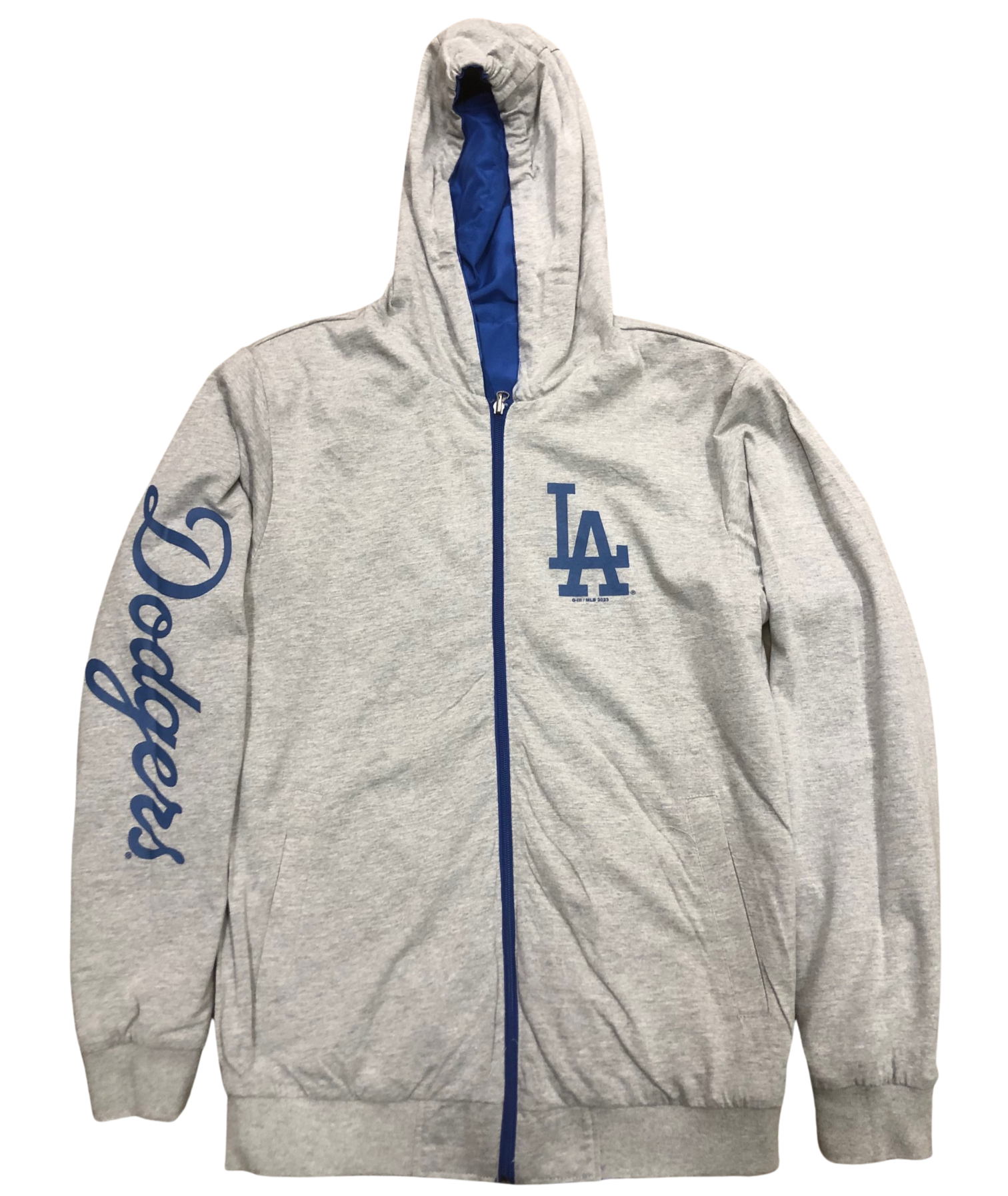 G-III Los Angeles Dodgers world Series Champions Reversible Jacket - Blue