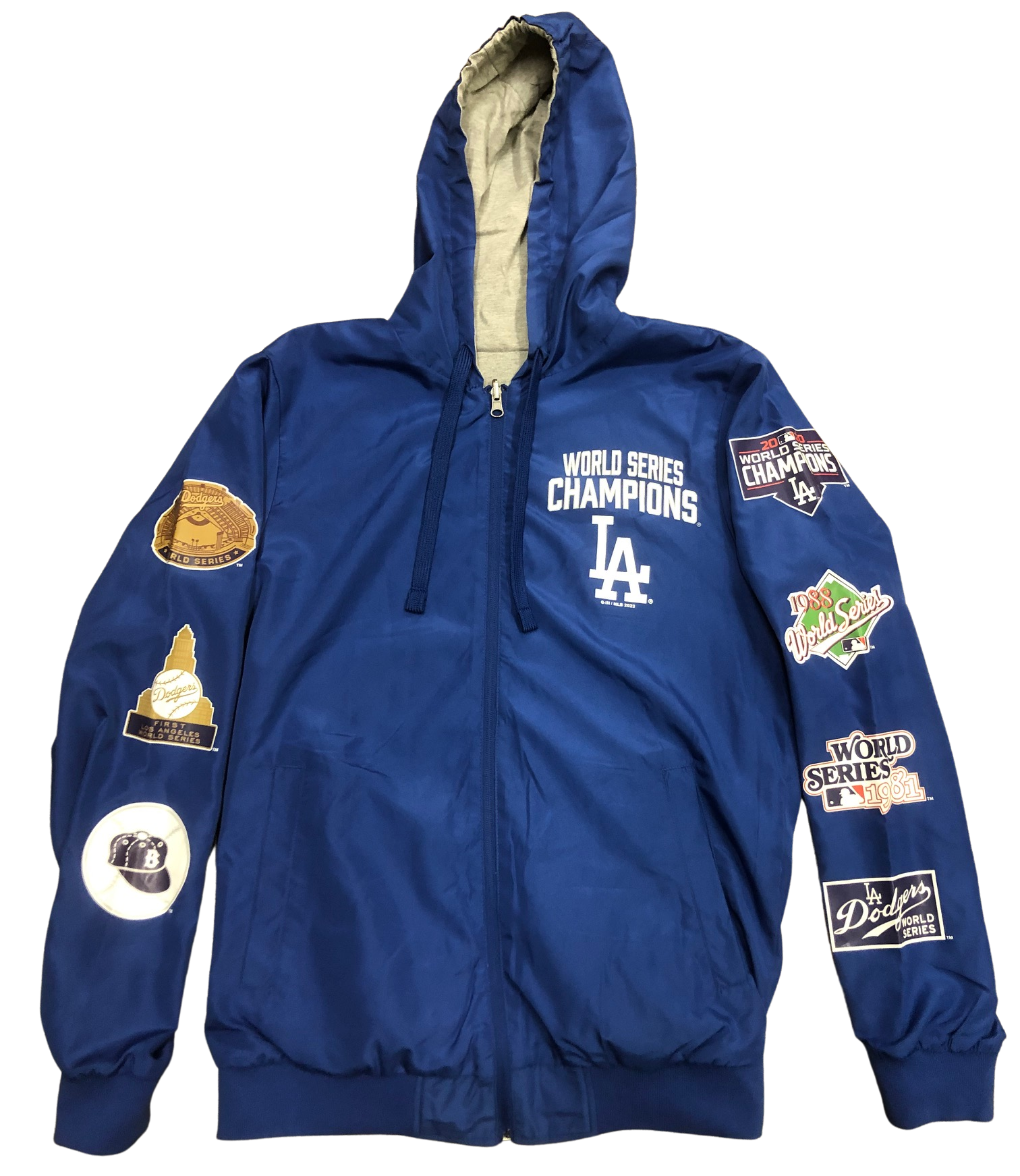 G-III Los Angeles Dodgers world Series Champions Reversible Jacket - Blue