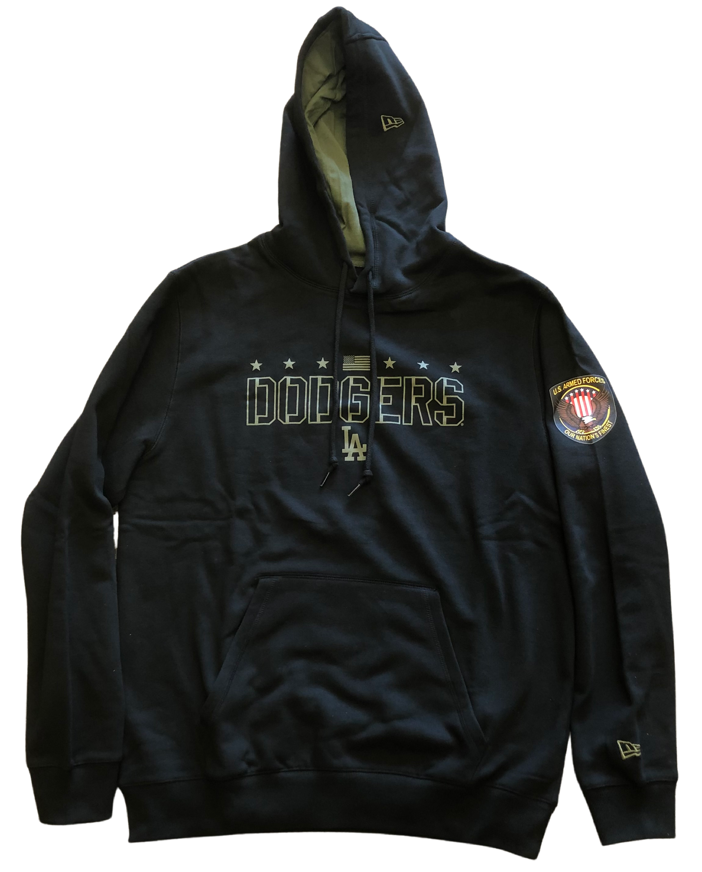 NEW ERA LOS ANGELES DODGERS ARMED FORCES HOODIE