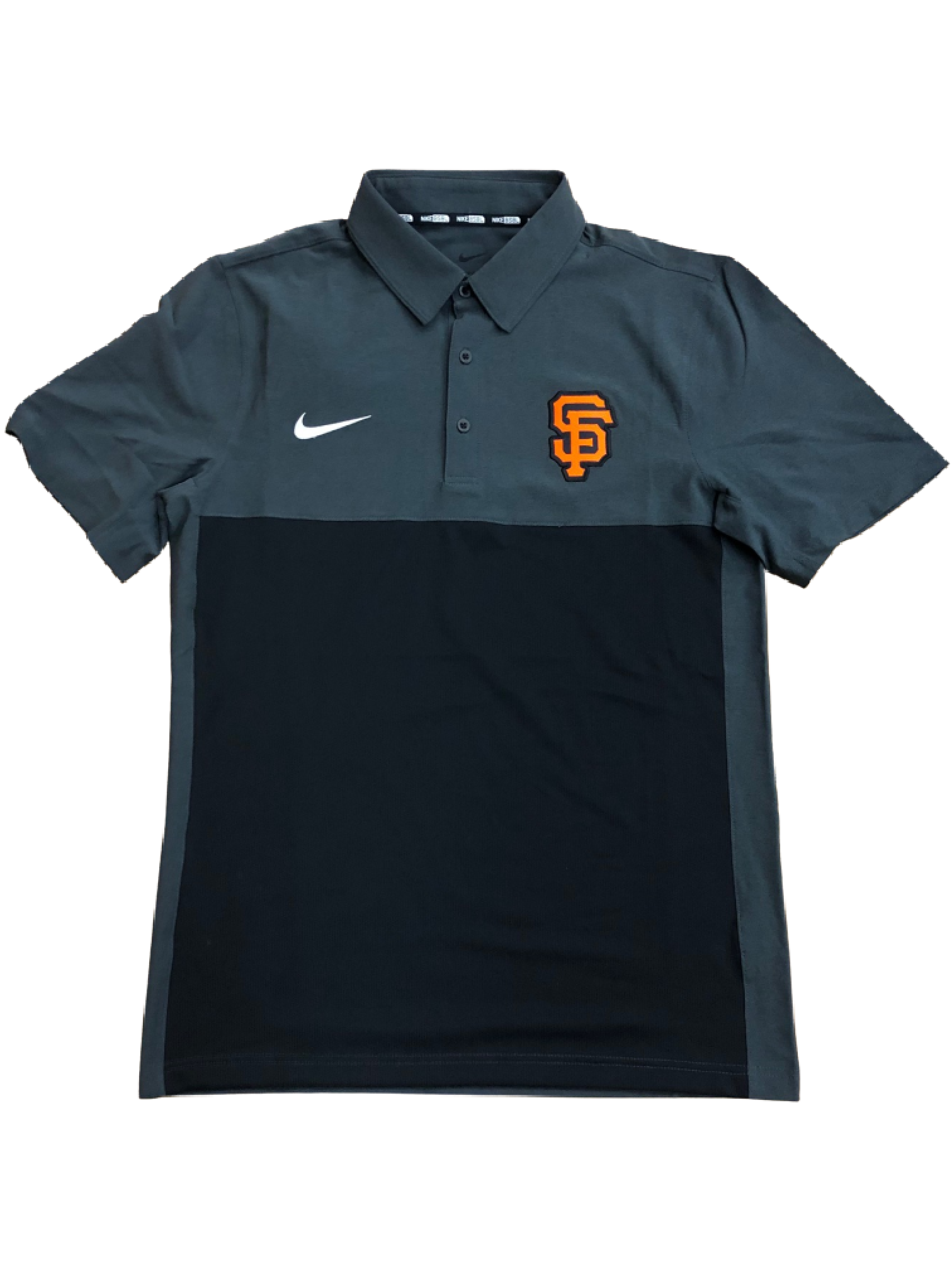 NIKE SAN FRANCISCO GIANTS POLO -GREY/BLACK
