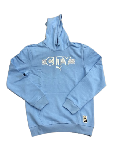 PUMA Manchester City F.C CORE HOODIE-BABY BLUE