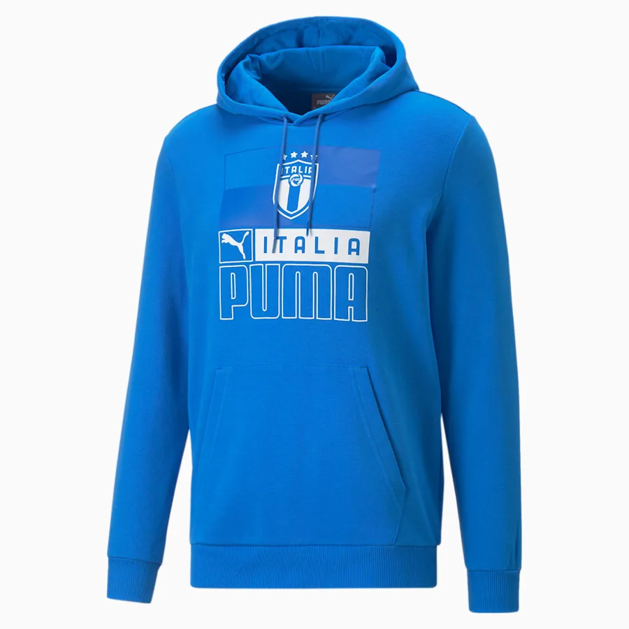 PUMA ITALY FTBLCORE HOODIE-ROYAL