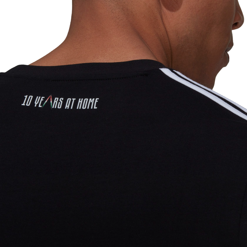 ADIDAS JUVENTUS 3-STRIPES TEE-BLACK/WHITE