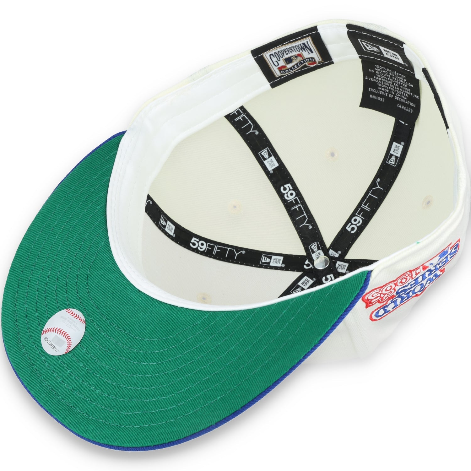 New Era Kansas City Royals 1985 World Series Patch 59FIFTY Fitted Ivory Hat