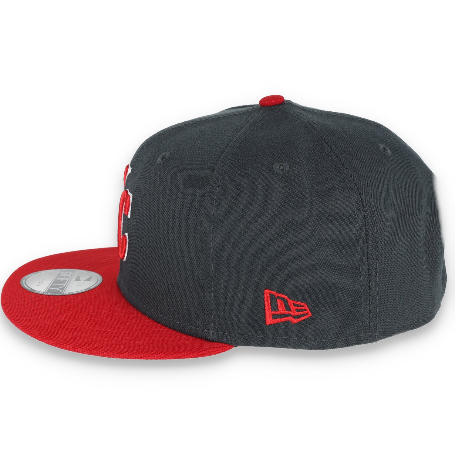 New Era Kansas Royals 2-Tone Color Pack 9Fifty Snapback Hat- Grey/Scarlet