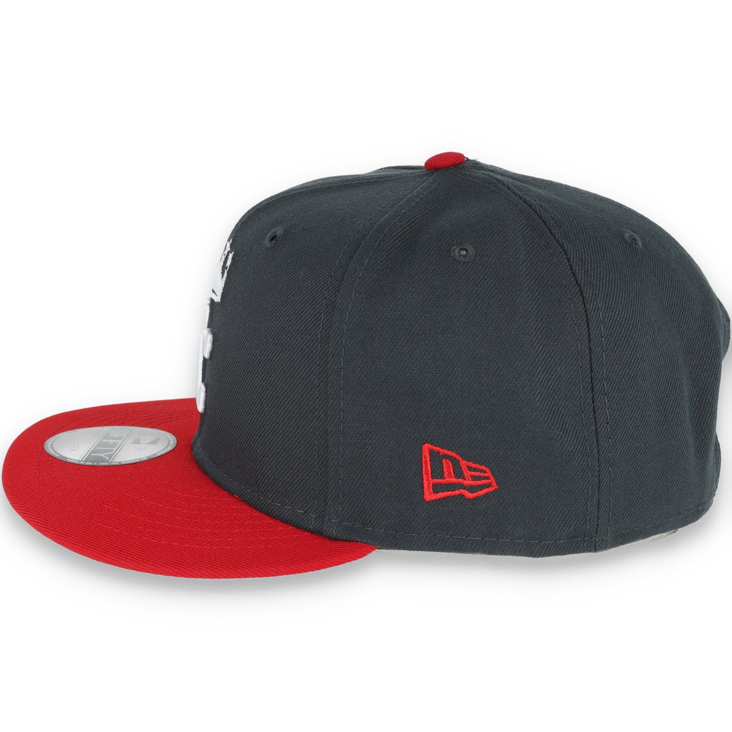 New Era Kansas Royals 2-Tone Color Pack 9Fifty Snapback Hat- Grey/Scarlet