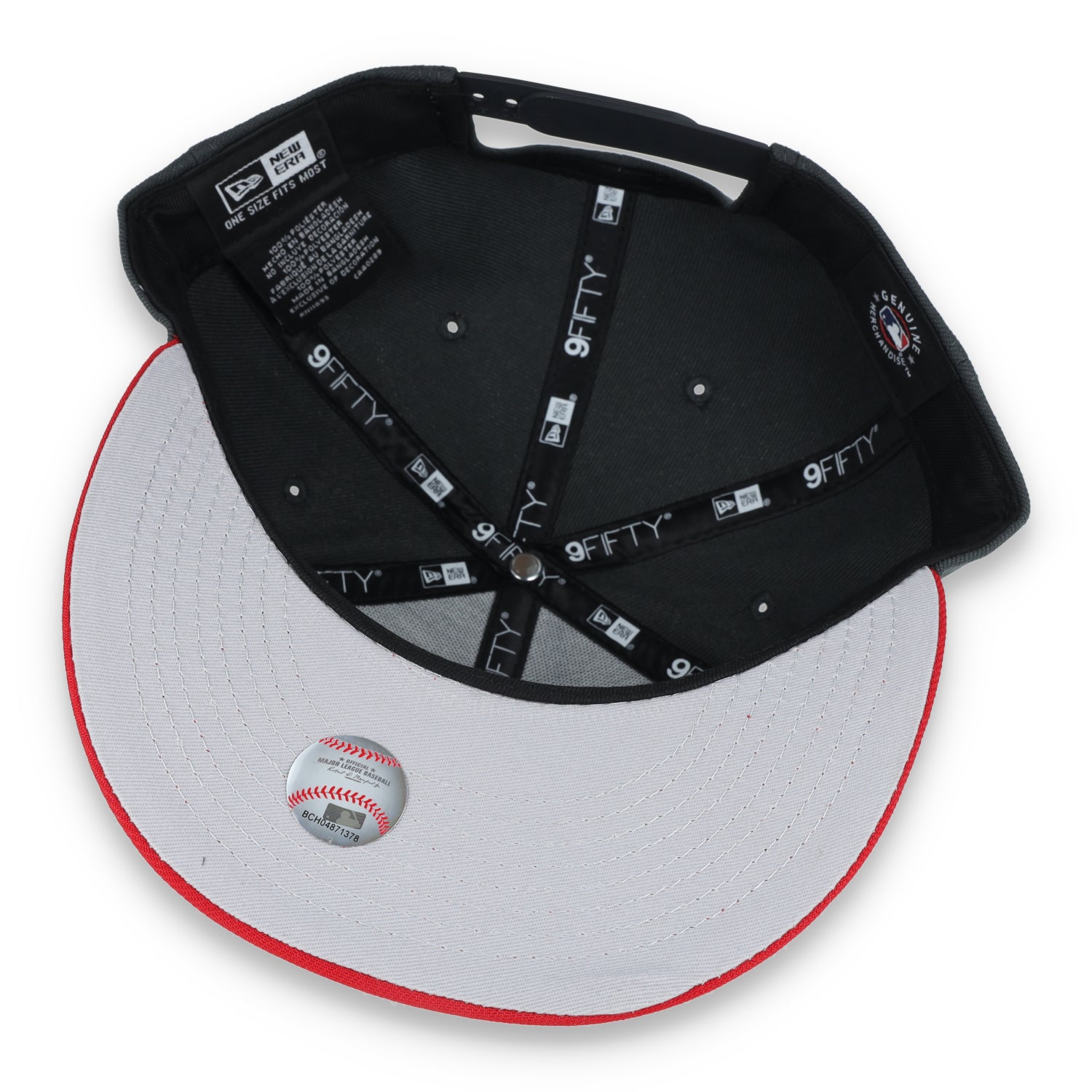 New Era Kansas Royals 2-Tone Color Pack 9Fifty Snapback Hat- Grey/Scarlet